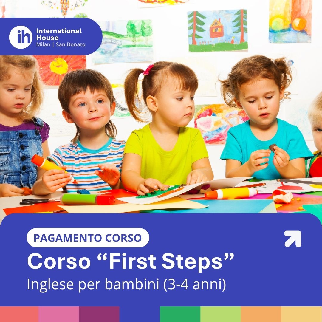 Pagamento corso annuale First Steps 2026/27 – Bambini 3–4 anni