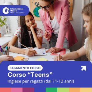 Pagamento corso annuale Teens 2026/27 – Ragazzi 11–18 anni